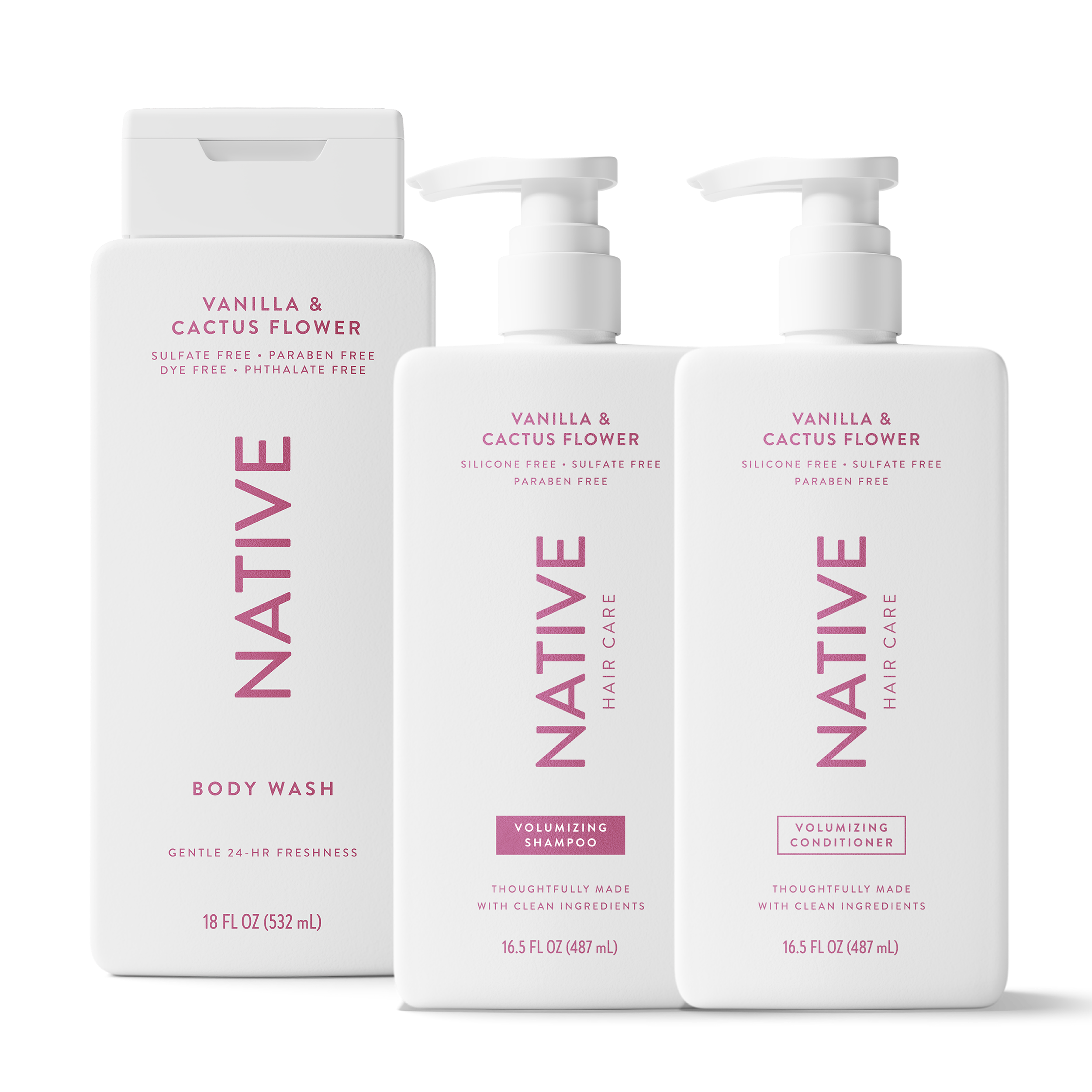 Shower Essentials Trio - Clean Bundle